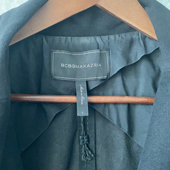 BCBG MAXAZARIA | Black Suede Vest | LG - Picture 2 of 7